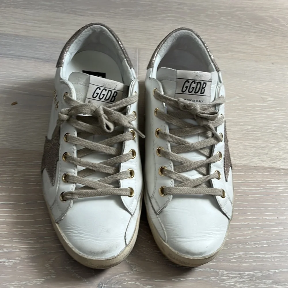 Private edition golden goose superstar white with rose gold star and heel - Picture 2 of 10